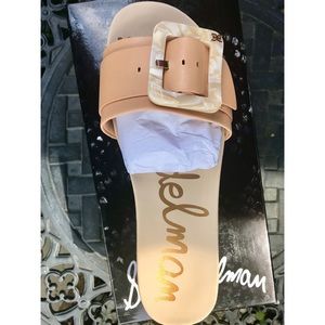 SAM EDELMAN SAND ARIANE PLATFORM SLIDE SANDAL NWT